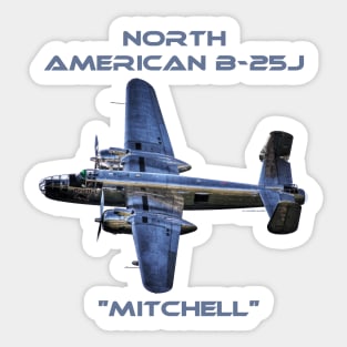 North American B-25J "Mitchell" without Background Sticker